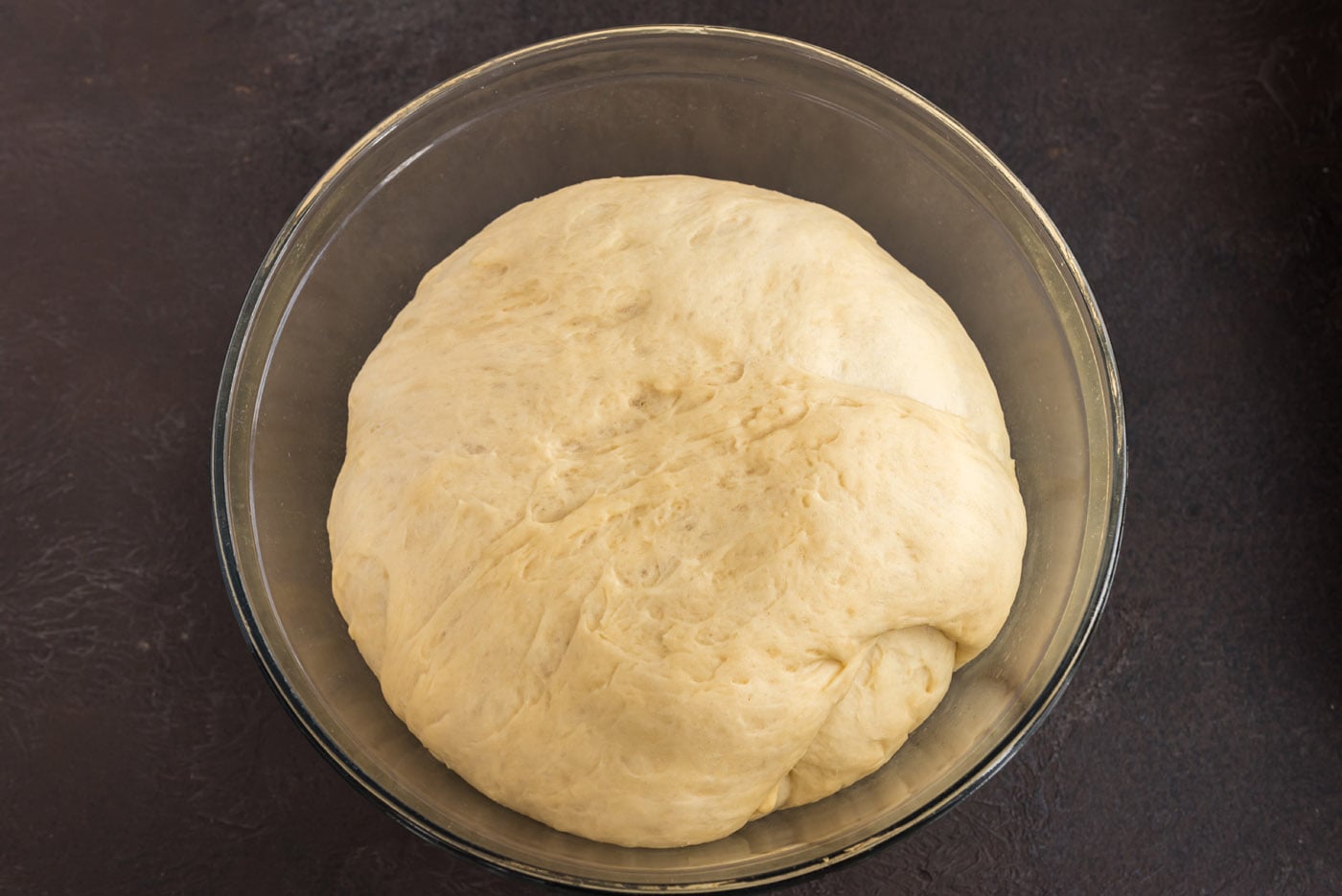 yeast dough after rising