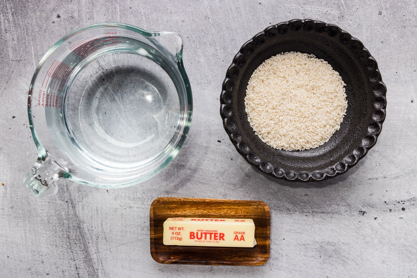 Ingredients for Pasta Method Rice