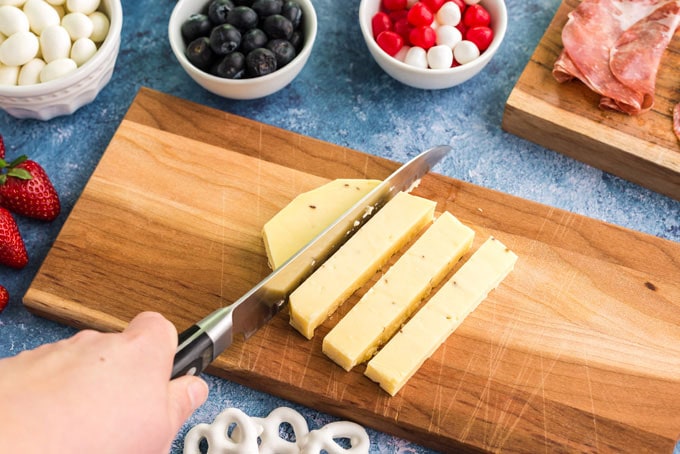 cutting cheese