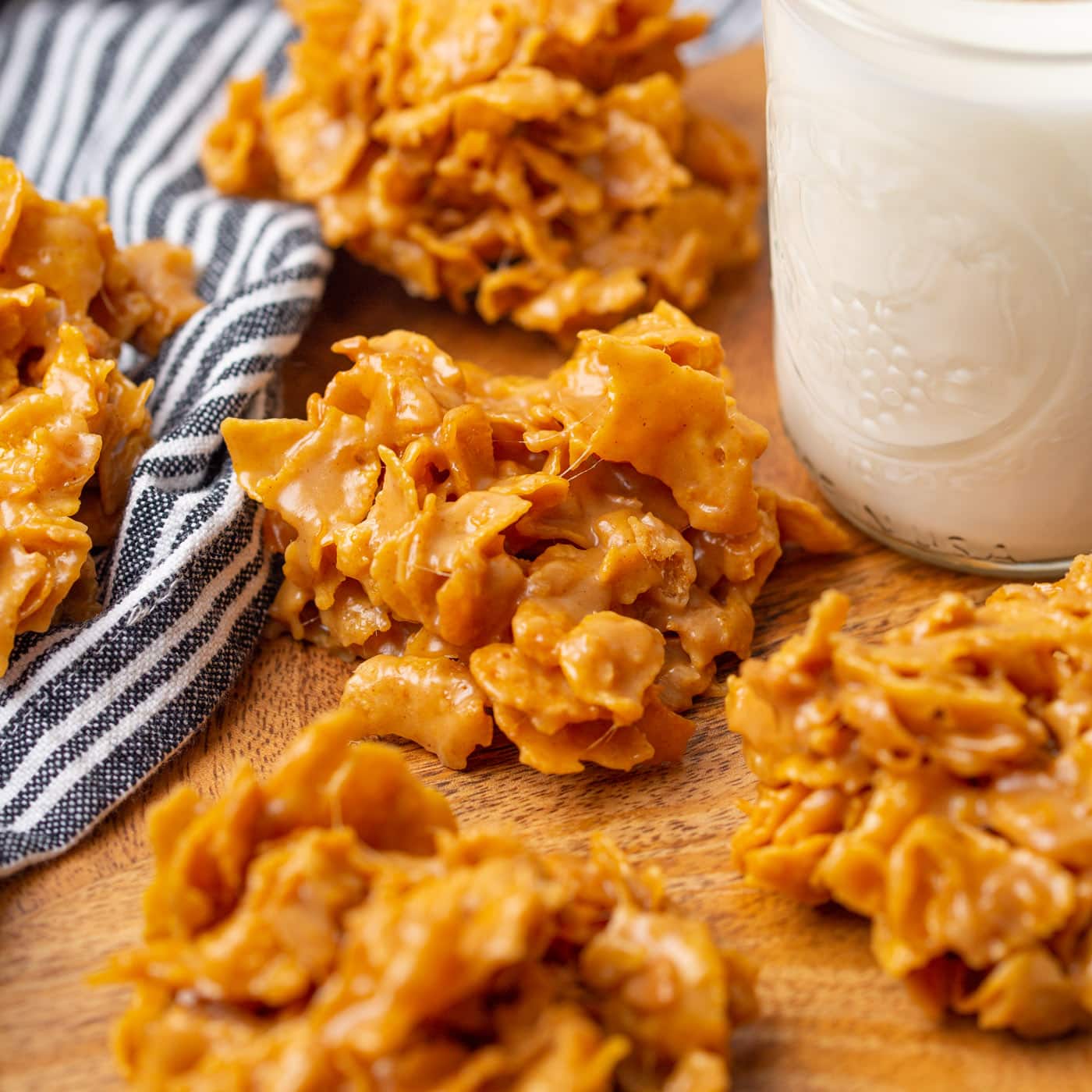 No Bake Cornflake Cookies