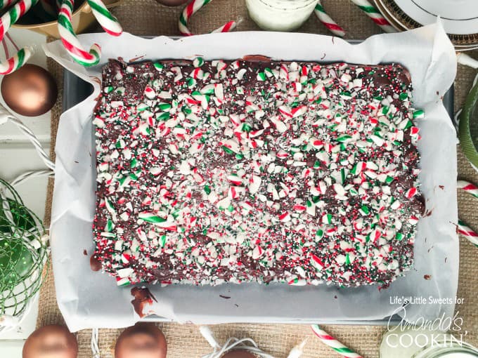 Peppermint Candy Cane Bark
