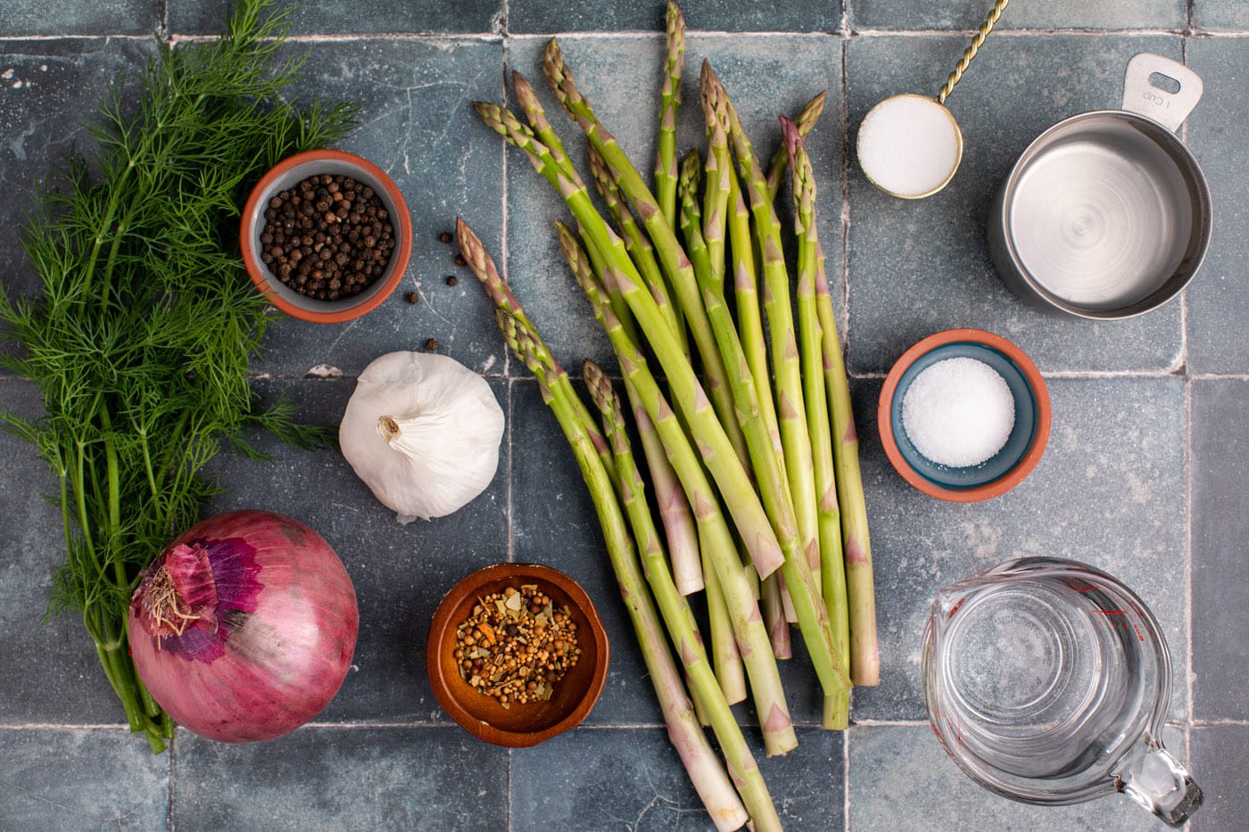 Ingredients for Pickled Asparagus