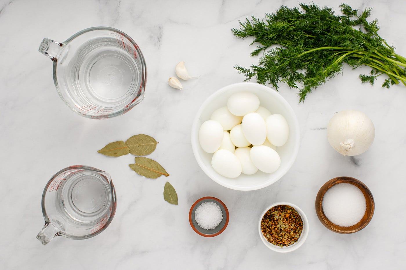 Ingredients for Pickled Eggs