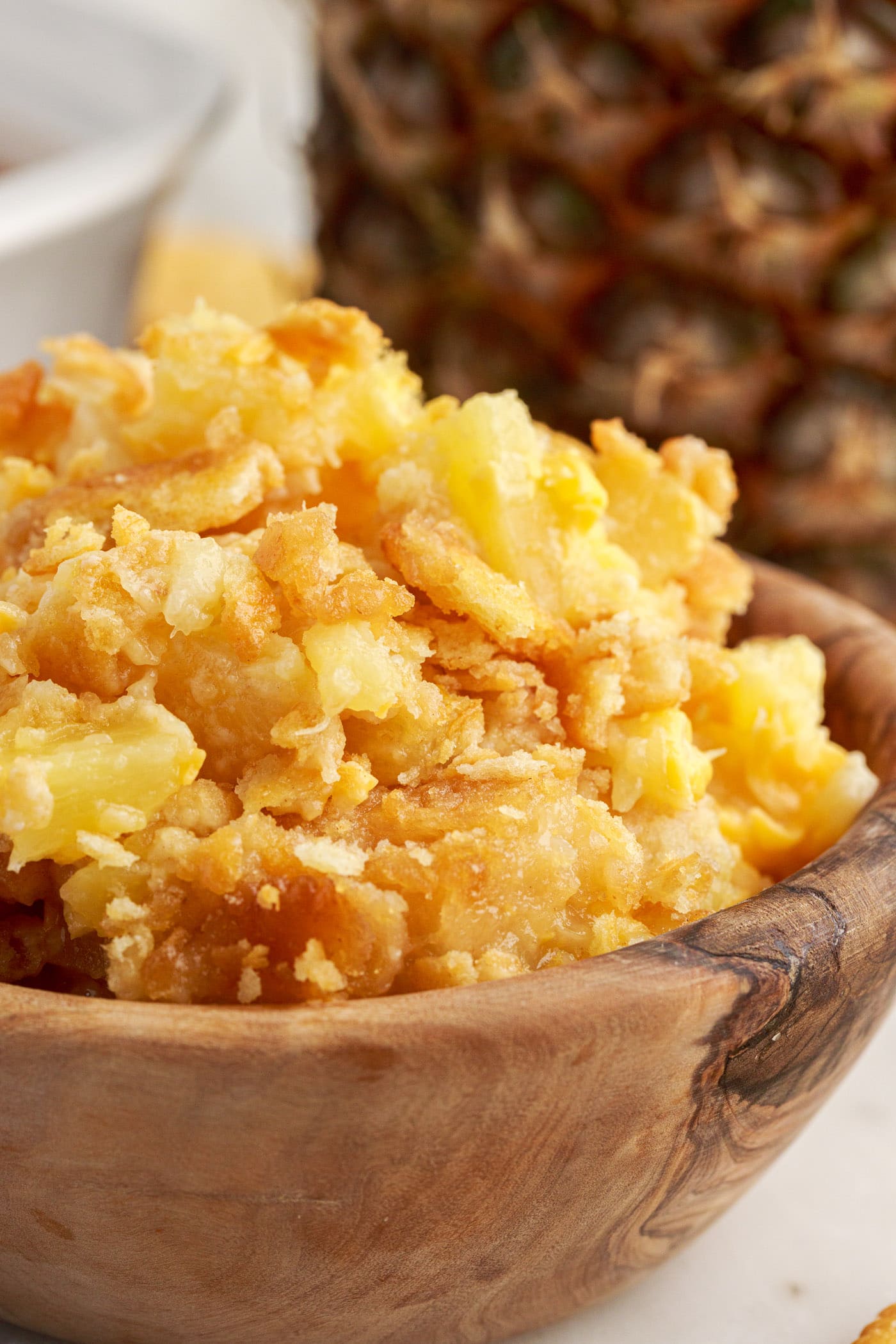 Bowl of Pineapple Casserole