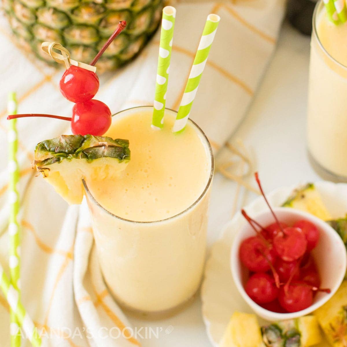 pineapple rum slush