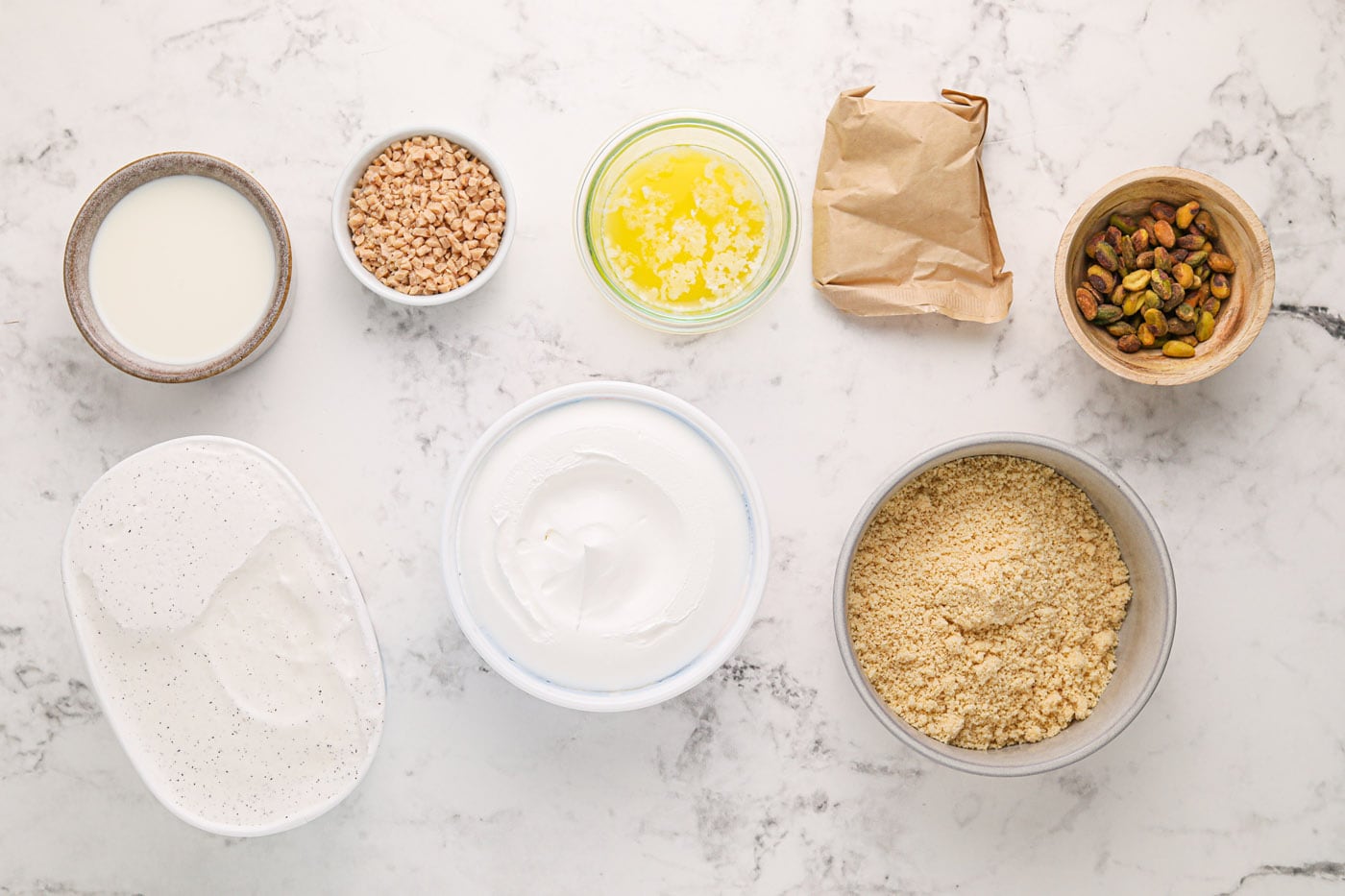 Ingredients for Pistachio Ice Cream Cake