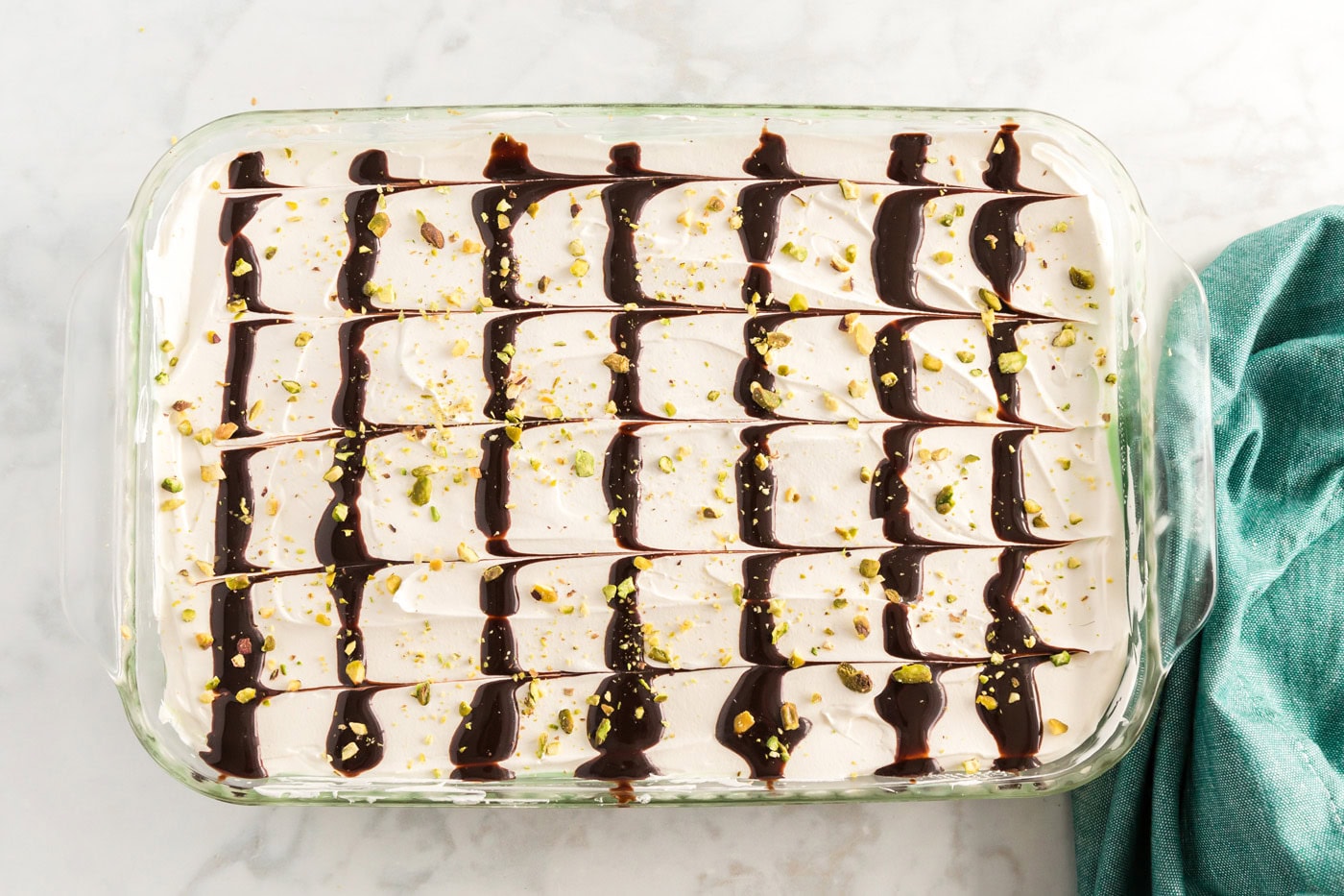 garnished pistachio lush