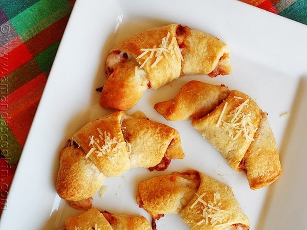 Pizza Crescent Roll Ups