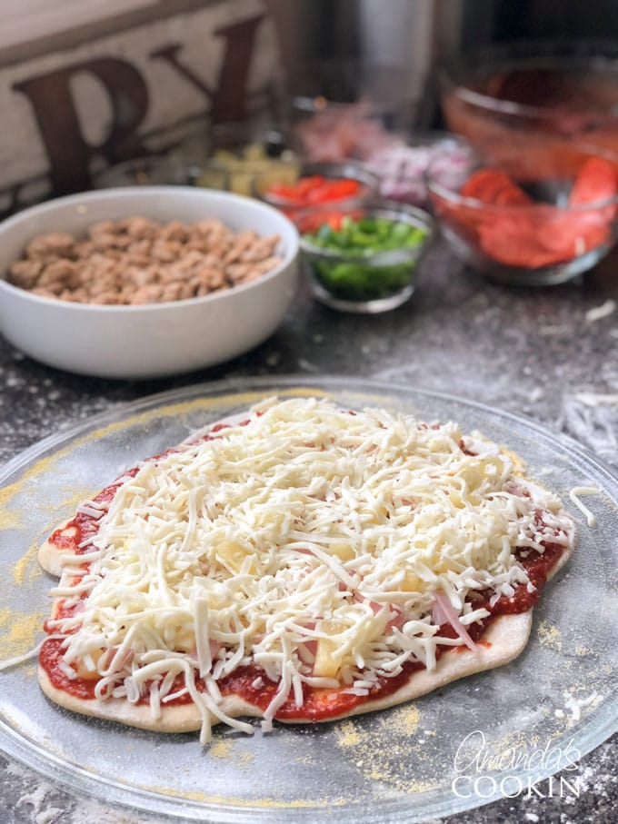 building a pizza