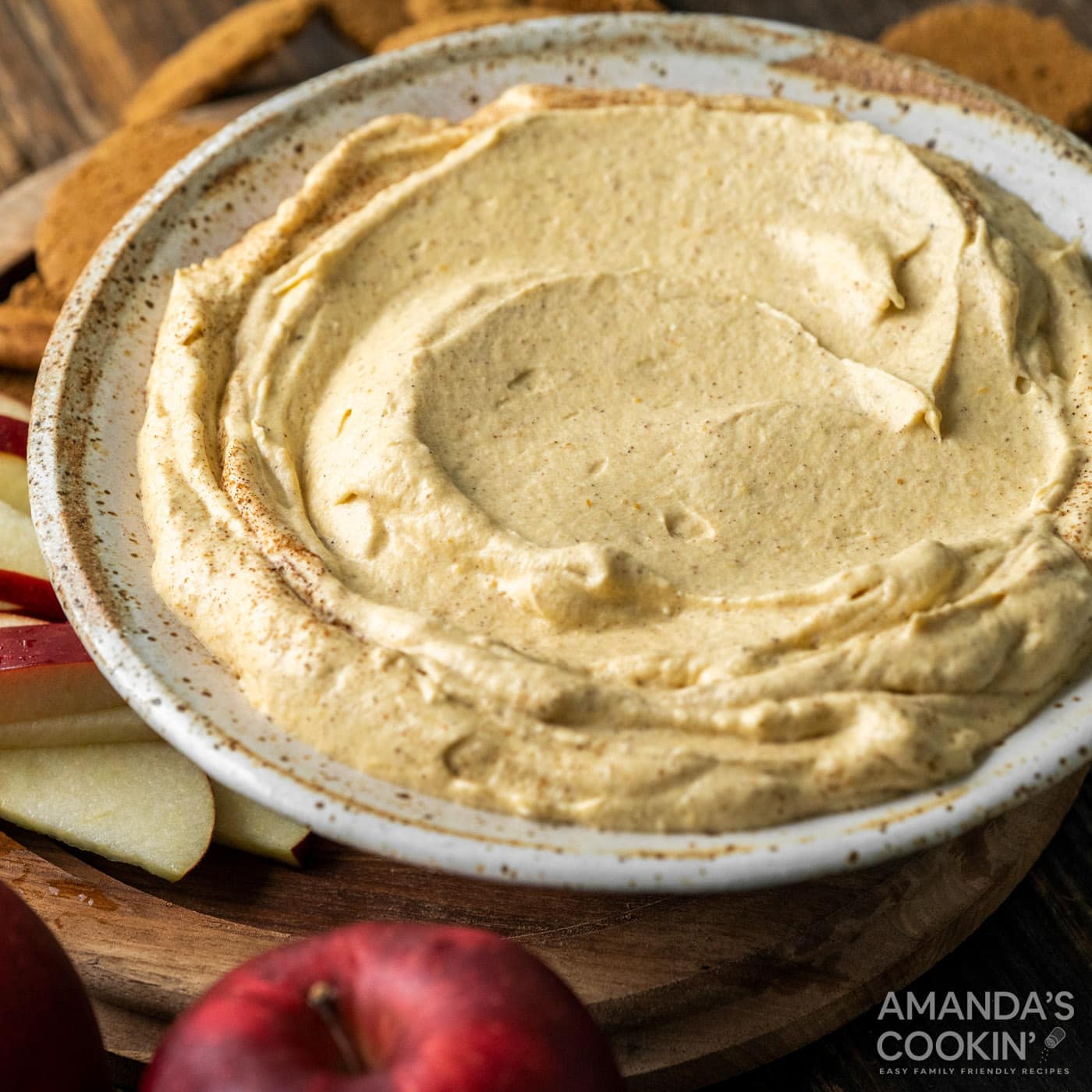 bowl of Pumpkin Pie Dip