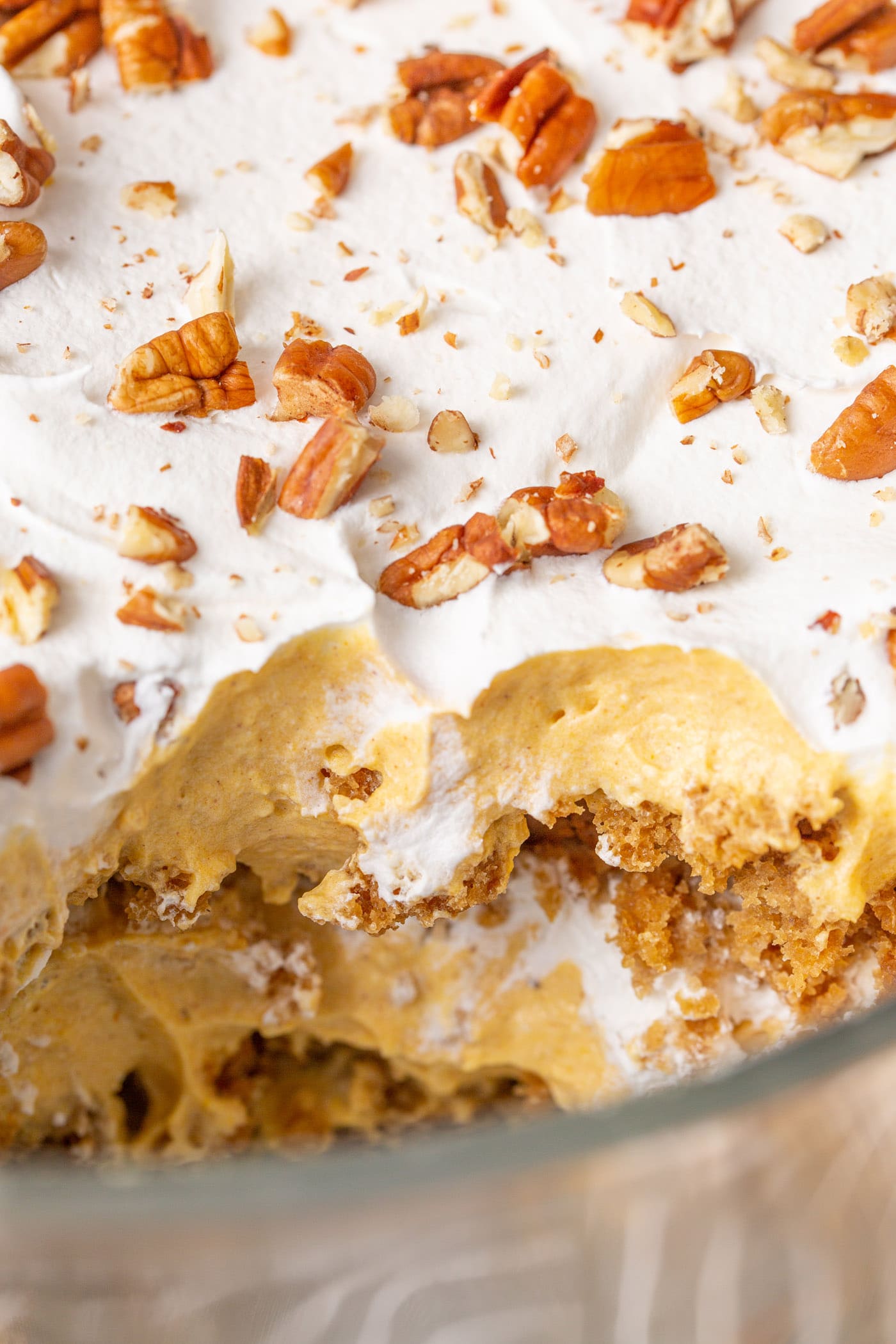sections removed from Pumpkin Trifle