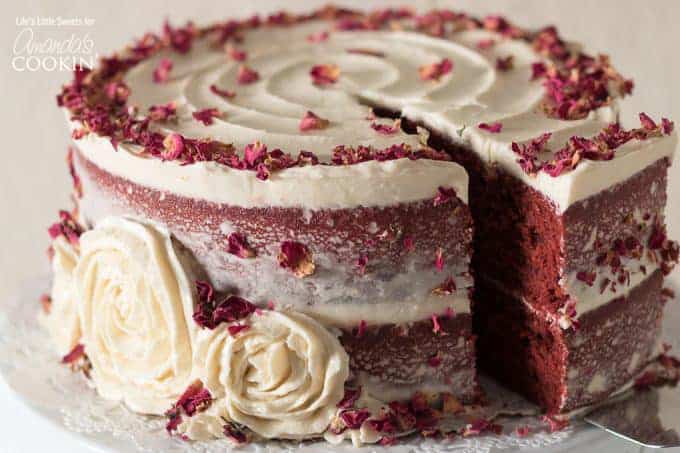 Slice of Red Velvet Cake