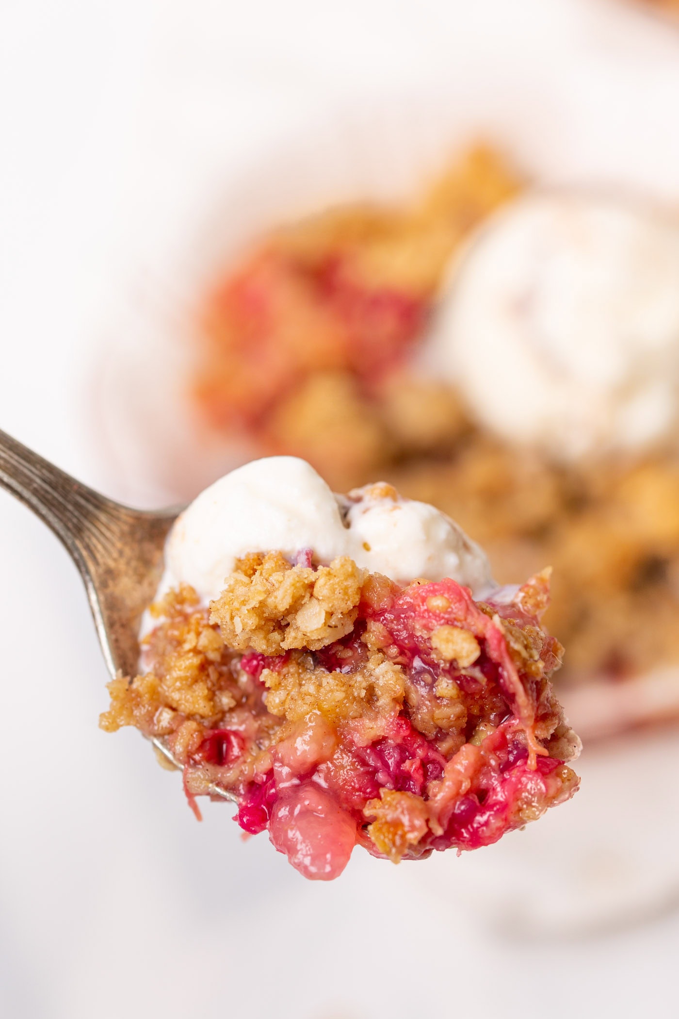 Spoonful of Rhubarb Crisp