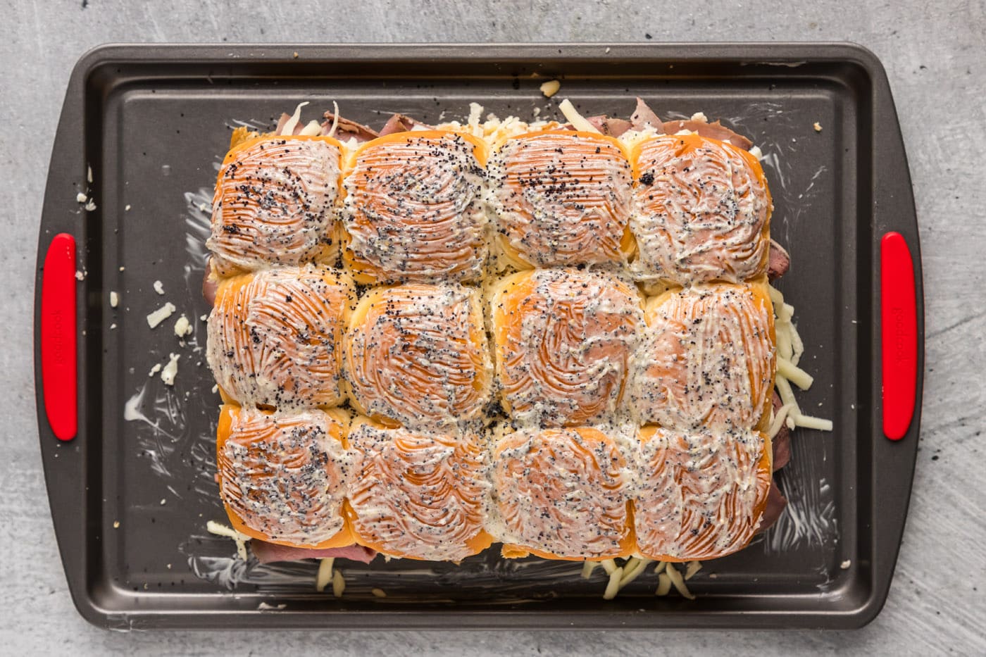 garlic butter roast beef sliders