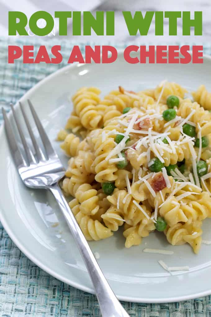 rotini peas and cheese