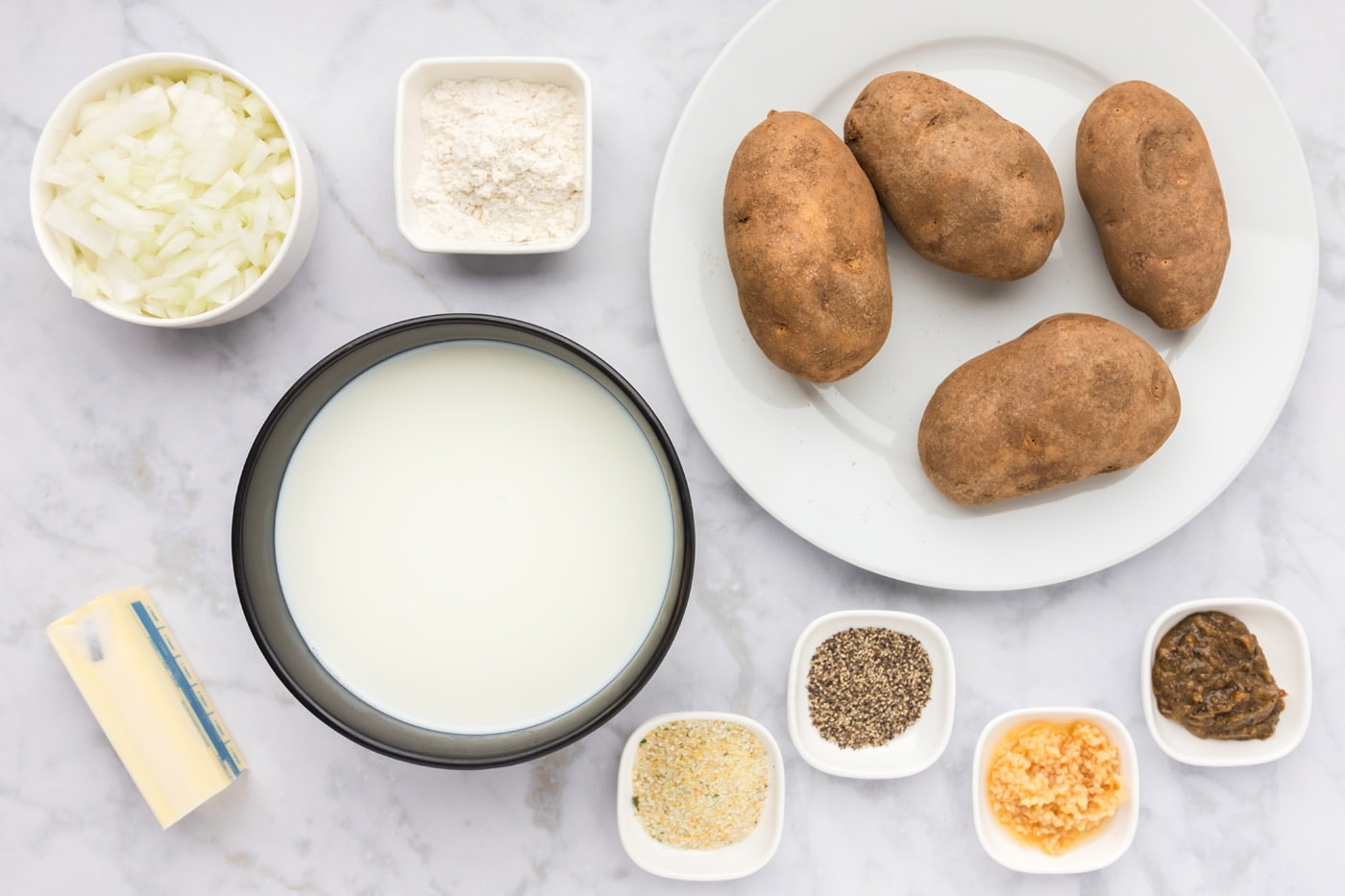 Ingredients for Scalloped Potatoes