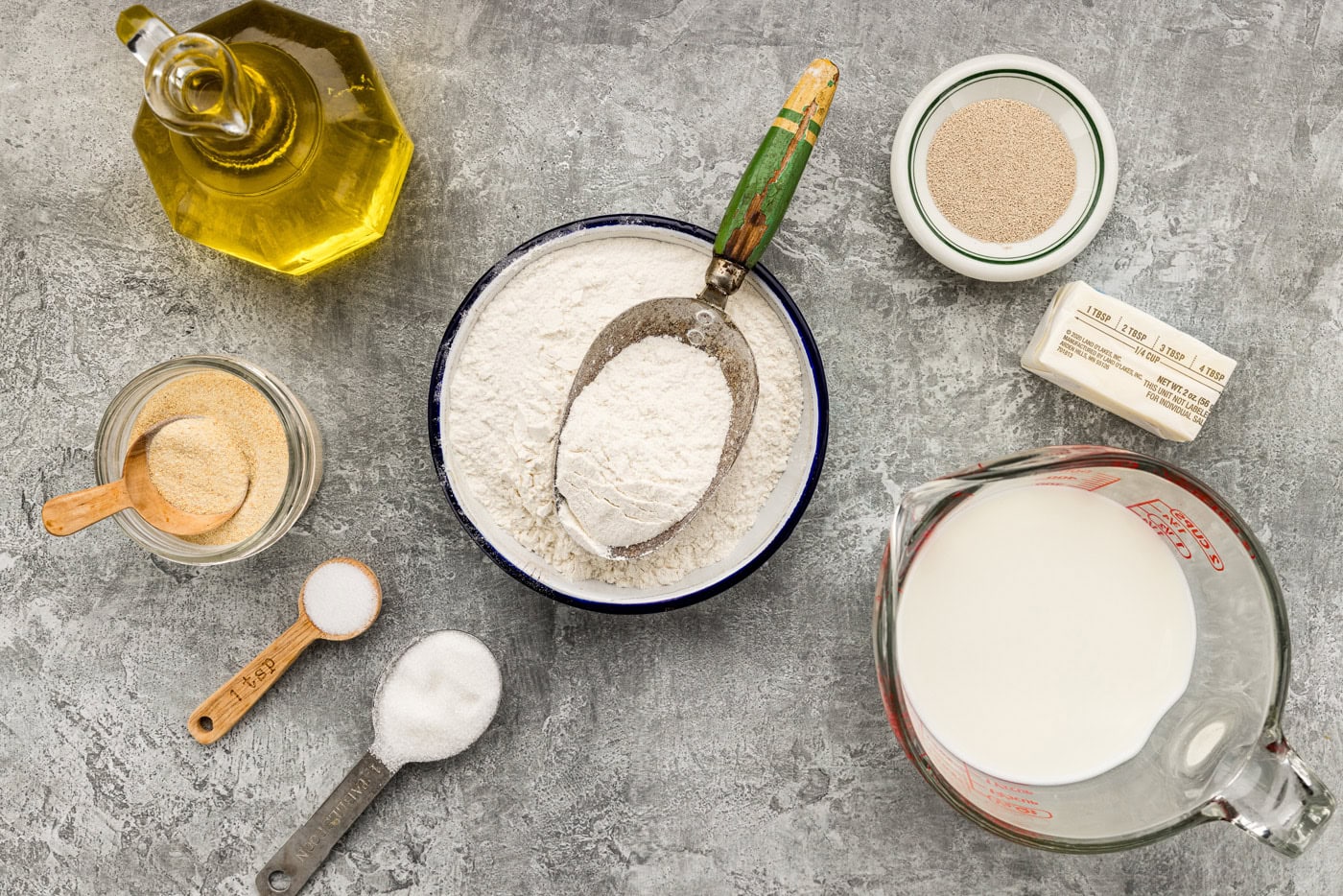 Ingredients for Olive Garden Breadsticks