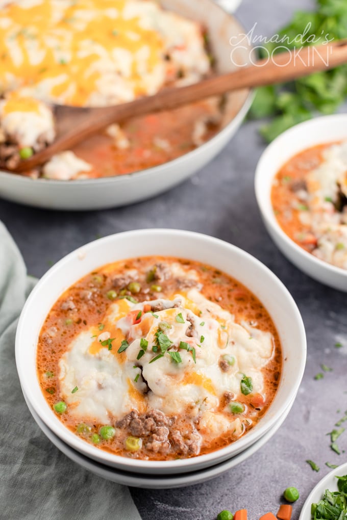 bowl of shepherds pie