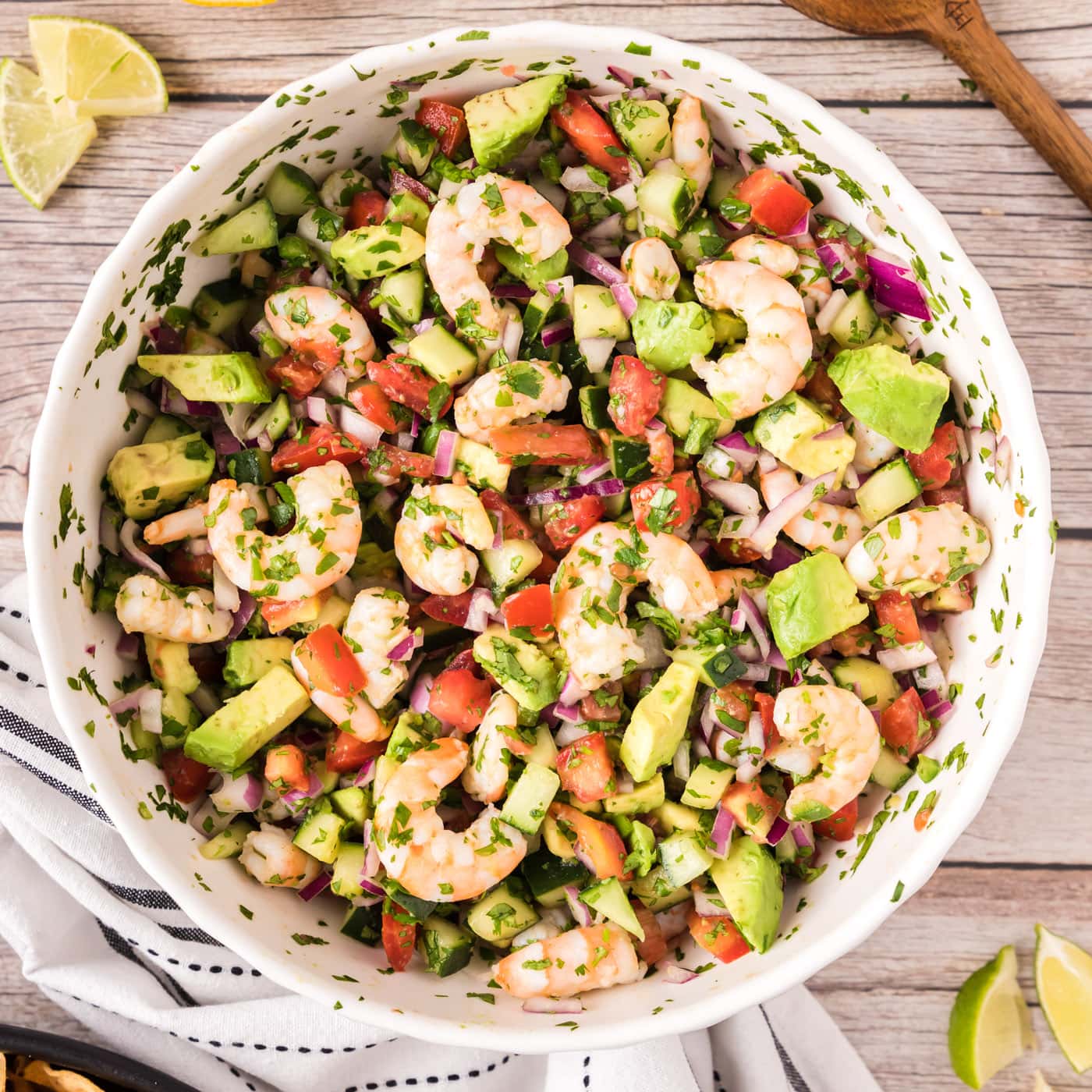 Bowl of Shrimp Ceviche