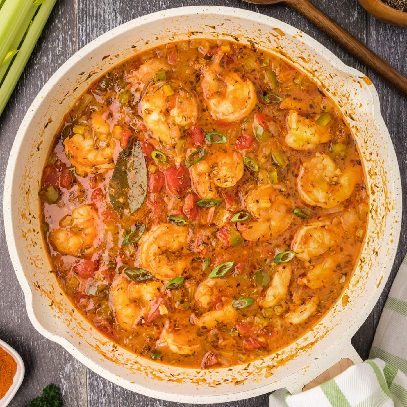 Skillet of Shrimp Creole
