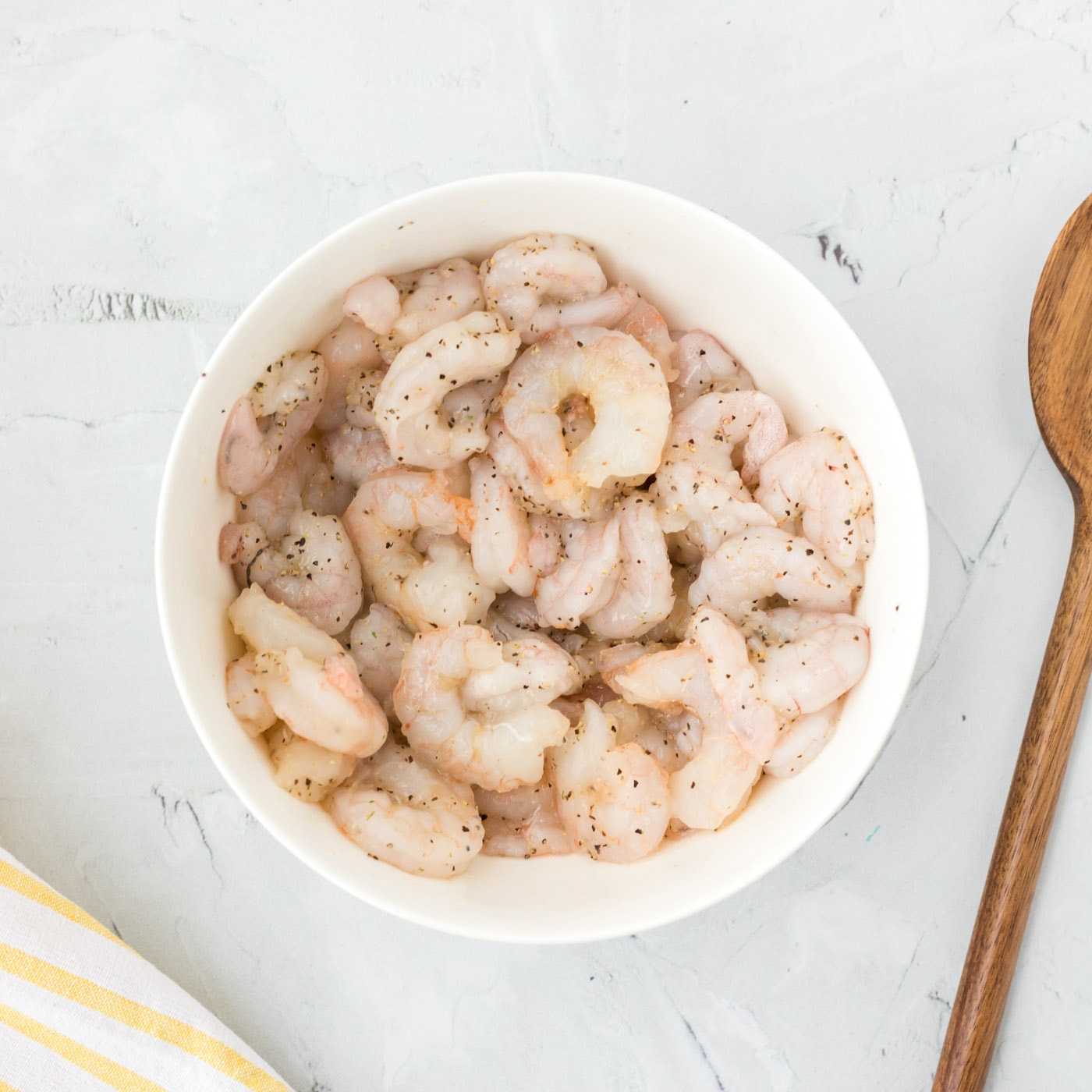seasoned shrimp in a bowl