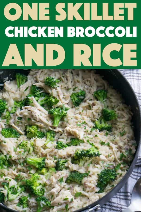 Skillet Chicken, Broccoli & Rice