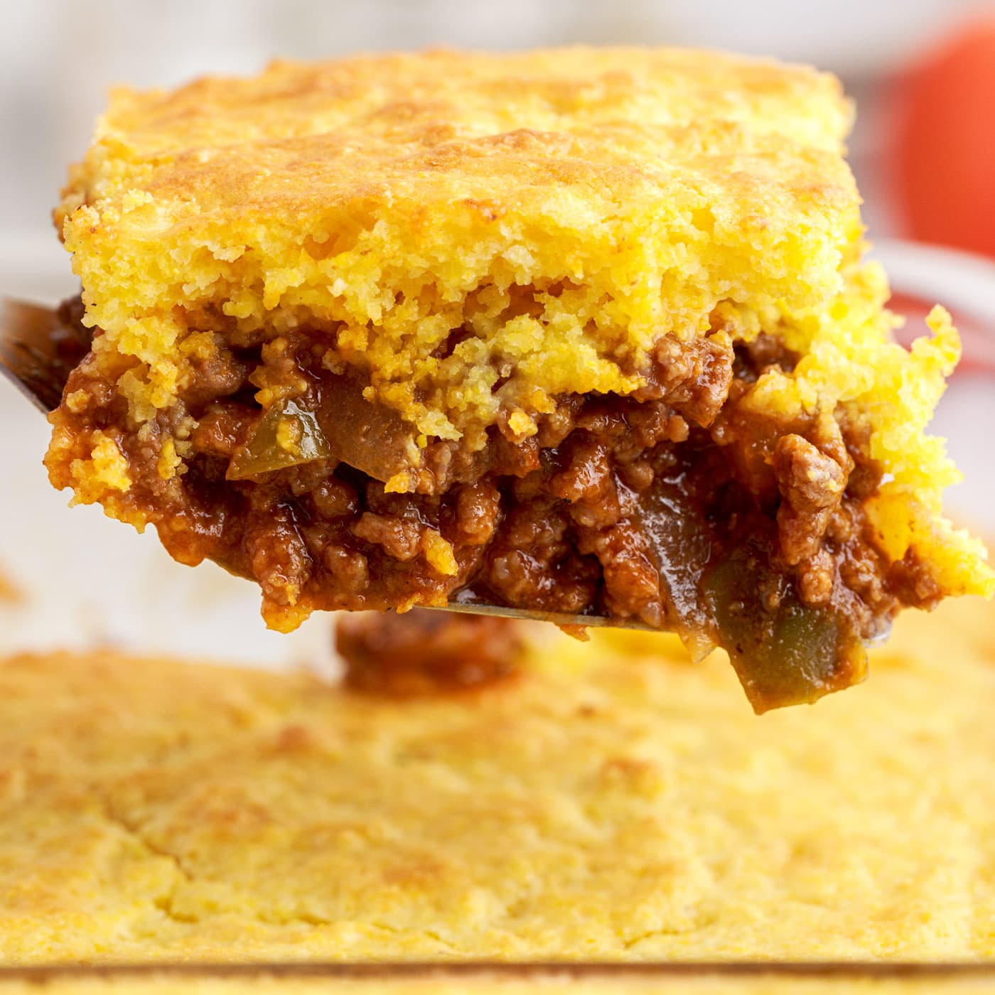 Sloppy Joe Cornbread Casserole