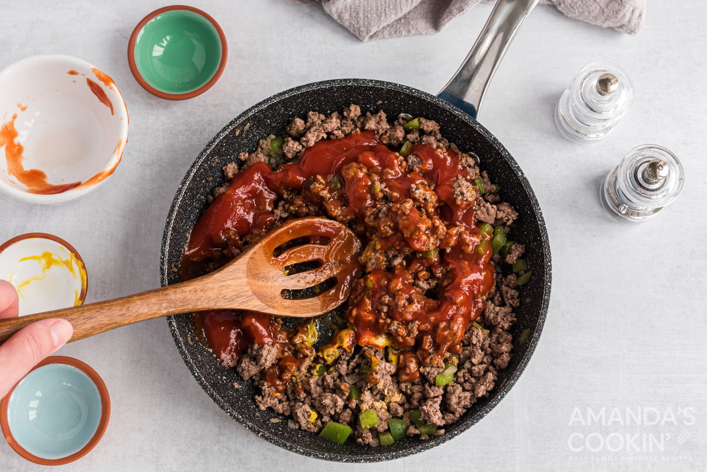 mix together ingredients