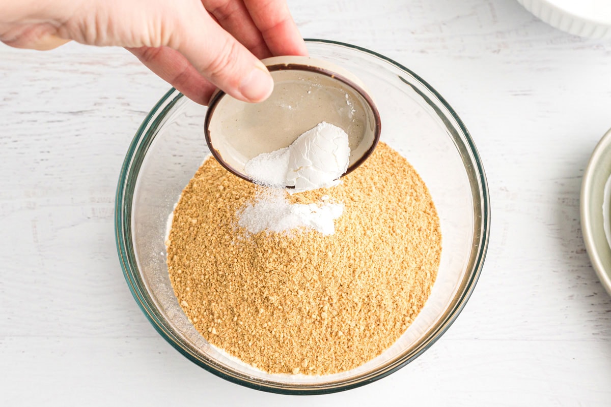 adding baking powder to graham crackers