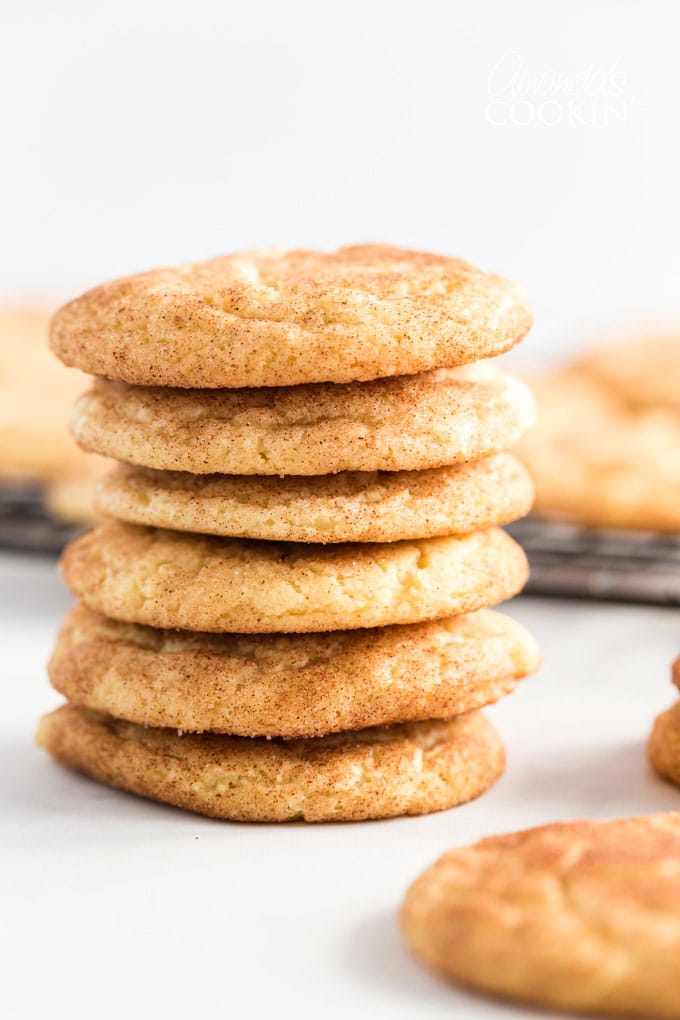 stack of snickerdoodles