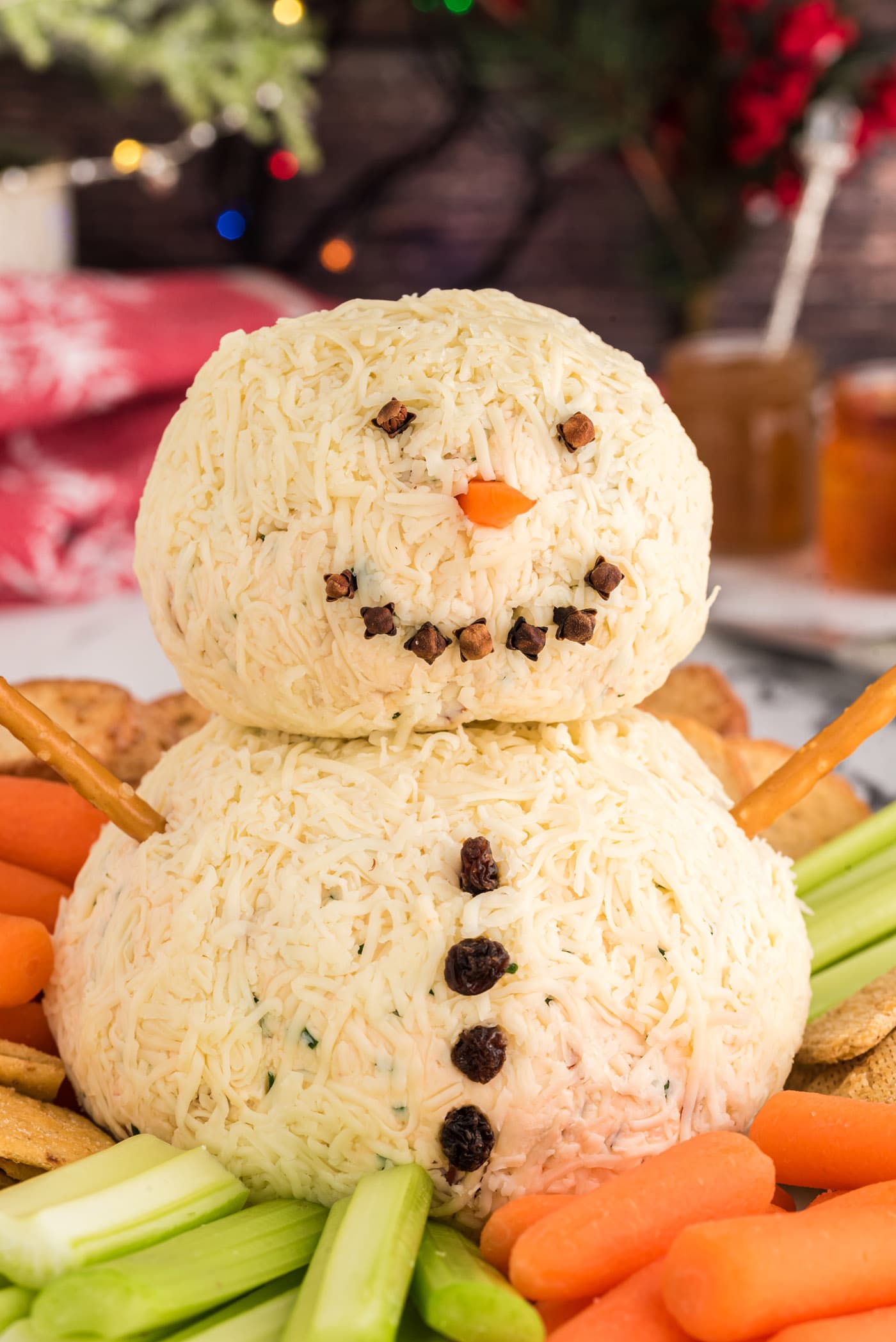 Snowman Cheeseball