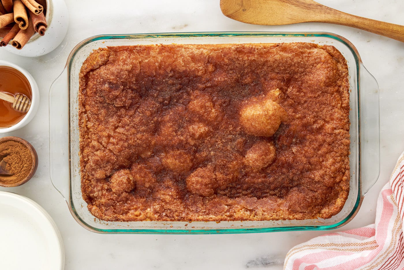 baked sopapilla cheesecake