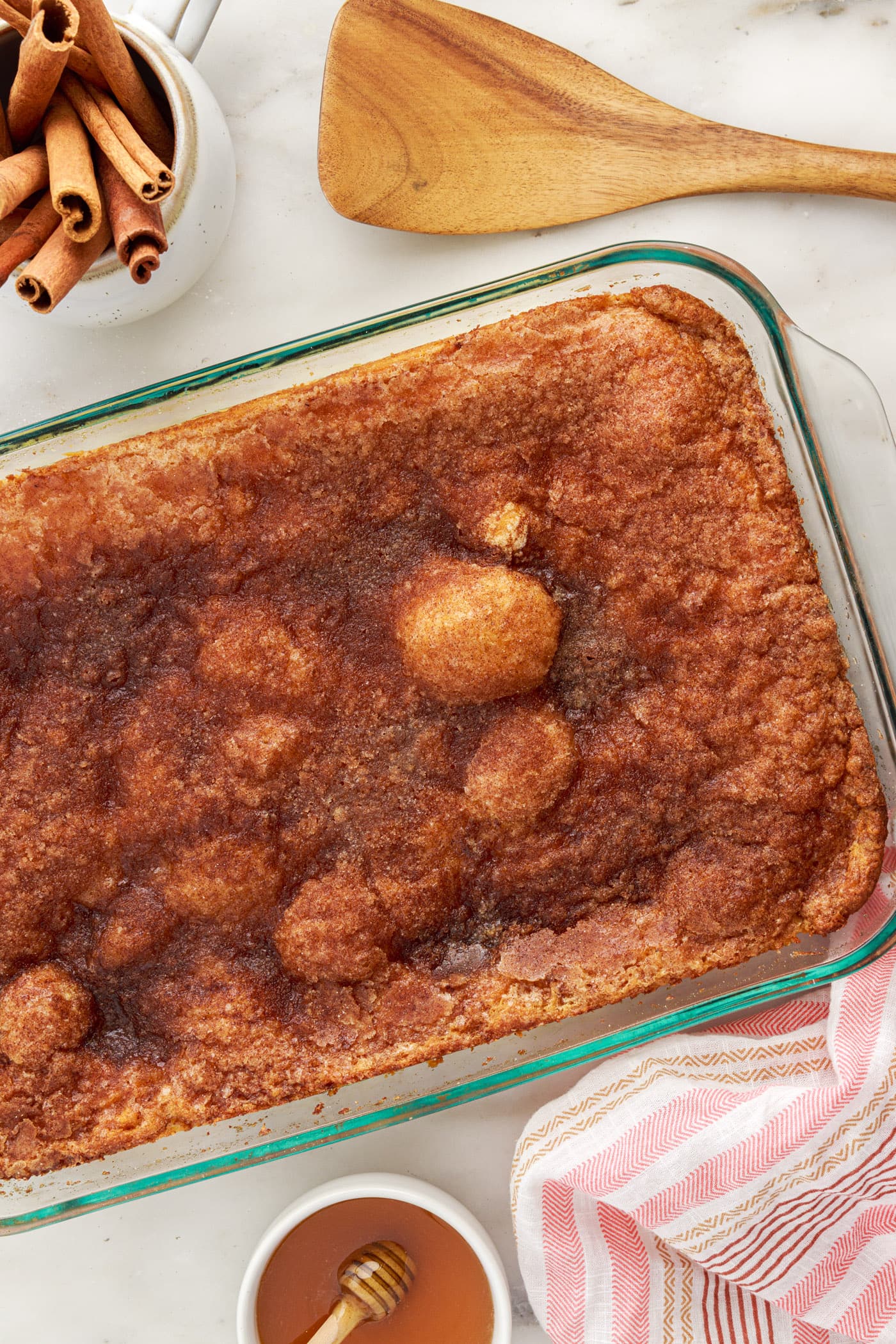Pan of Sopapilla Cheesecake