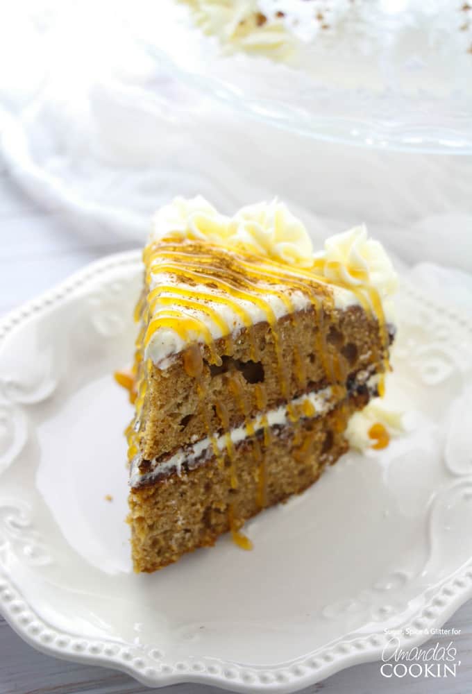 Slice of spice cake