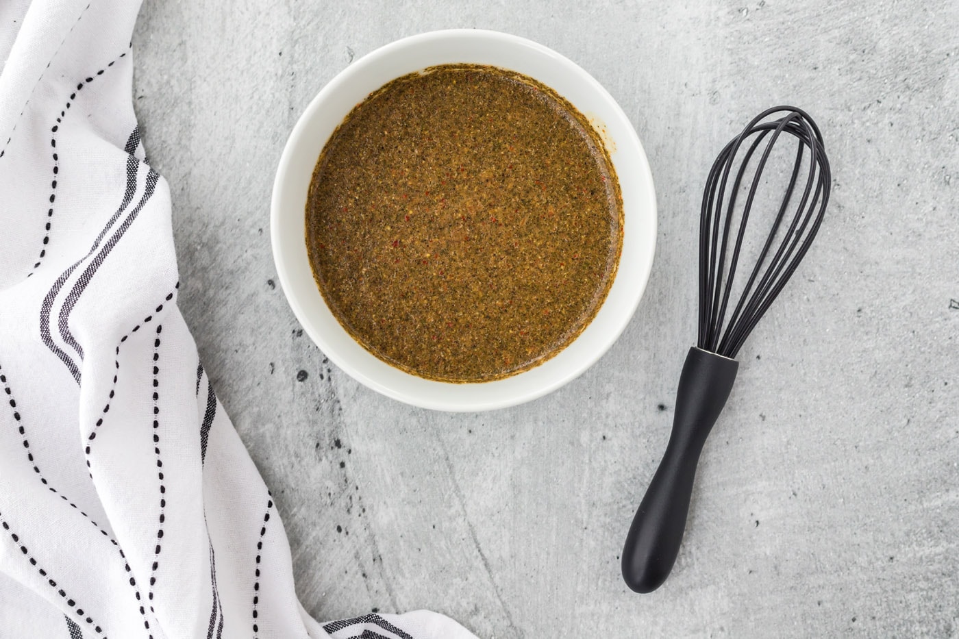 steak marinade mixture in a bowl