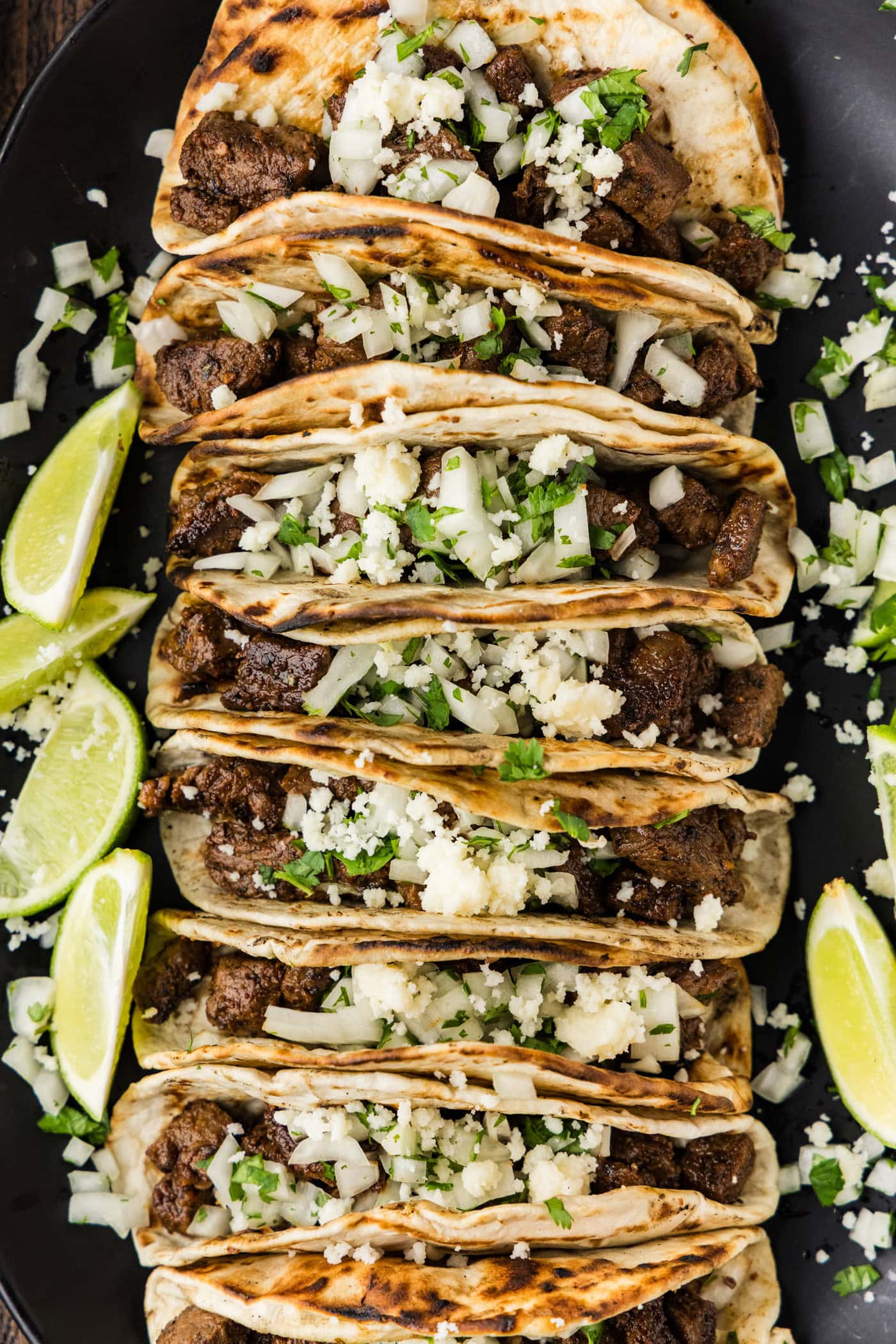 Steak Soft Tacos close up photo