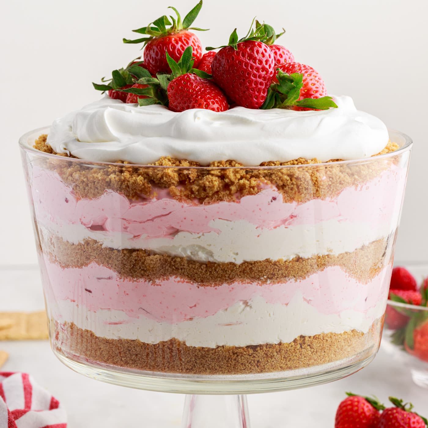 Strawberry Lasagna Trifle
