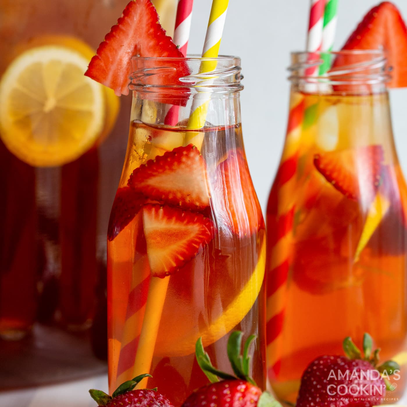 strawberry sweet tea