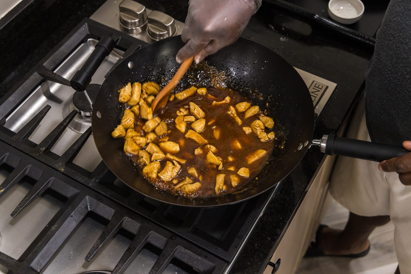 skillet cooked teriyaki chicken