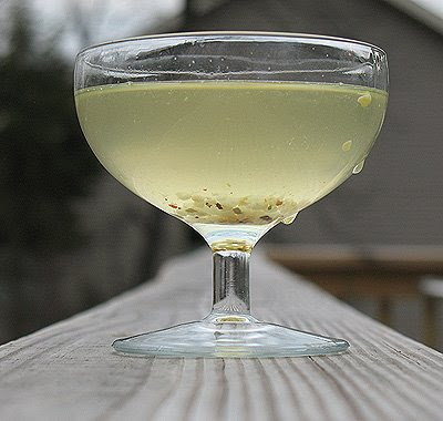 glass of pickle juice