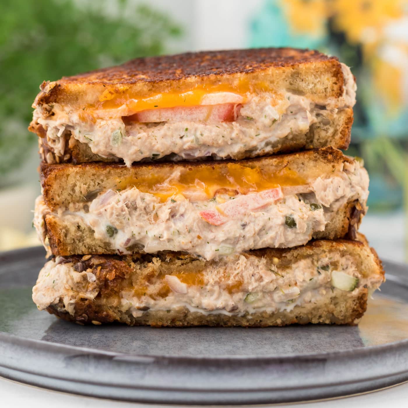 stack of Tuna Melt