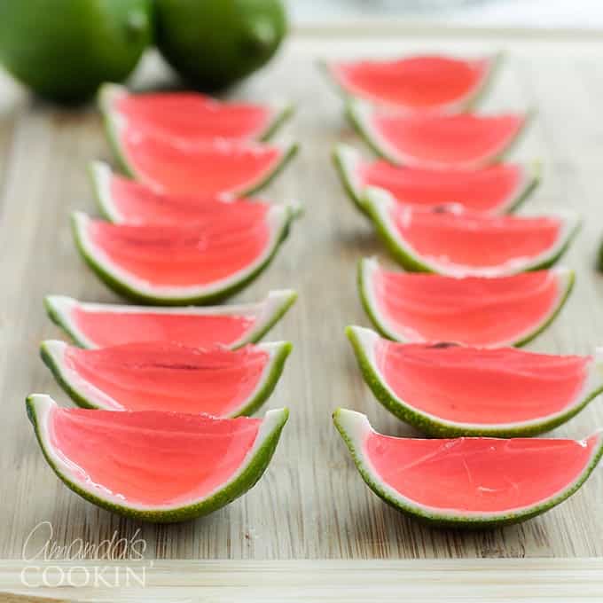 WATERMELON JELLO SHOTS