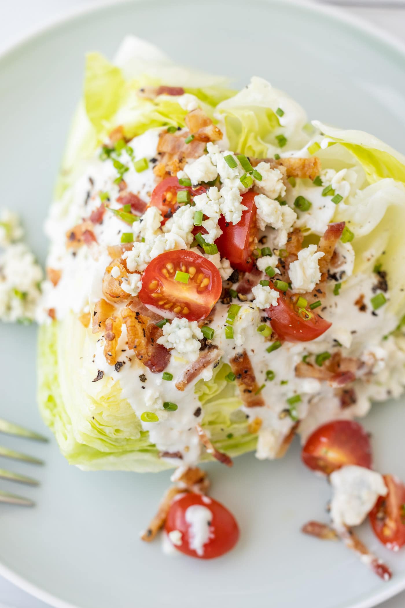 close up f Wedge Salad