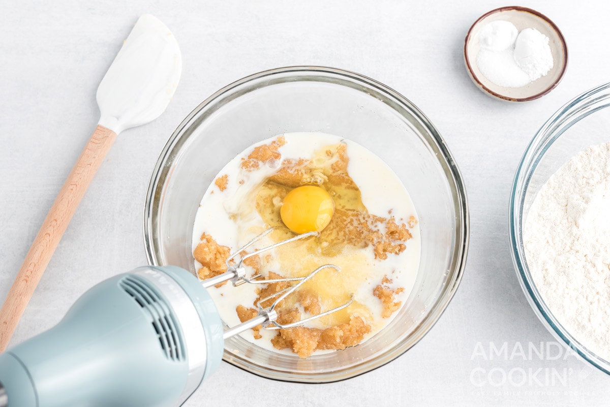 egg in mixing bowl
