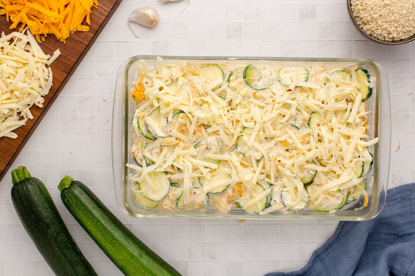 zucchini casserole with cheese