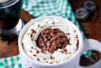 Decadent Guinness Chocolate Mug Cake