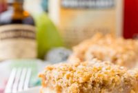 Caramelized Pear Cheesecake Bars