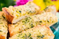 Crispy Parmesan Garlic Bread