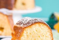 Zesty Lemon Butter Cake