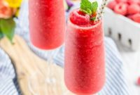 Raspberry Champagne Slushy Recipe